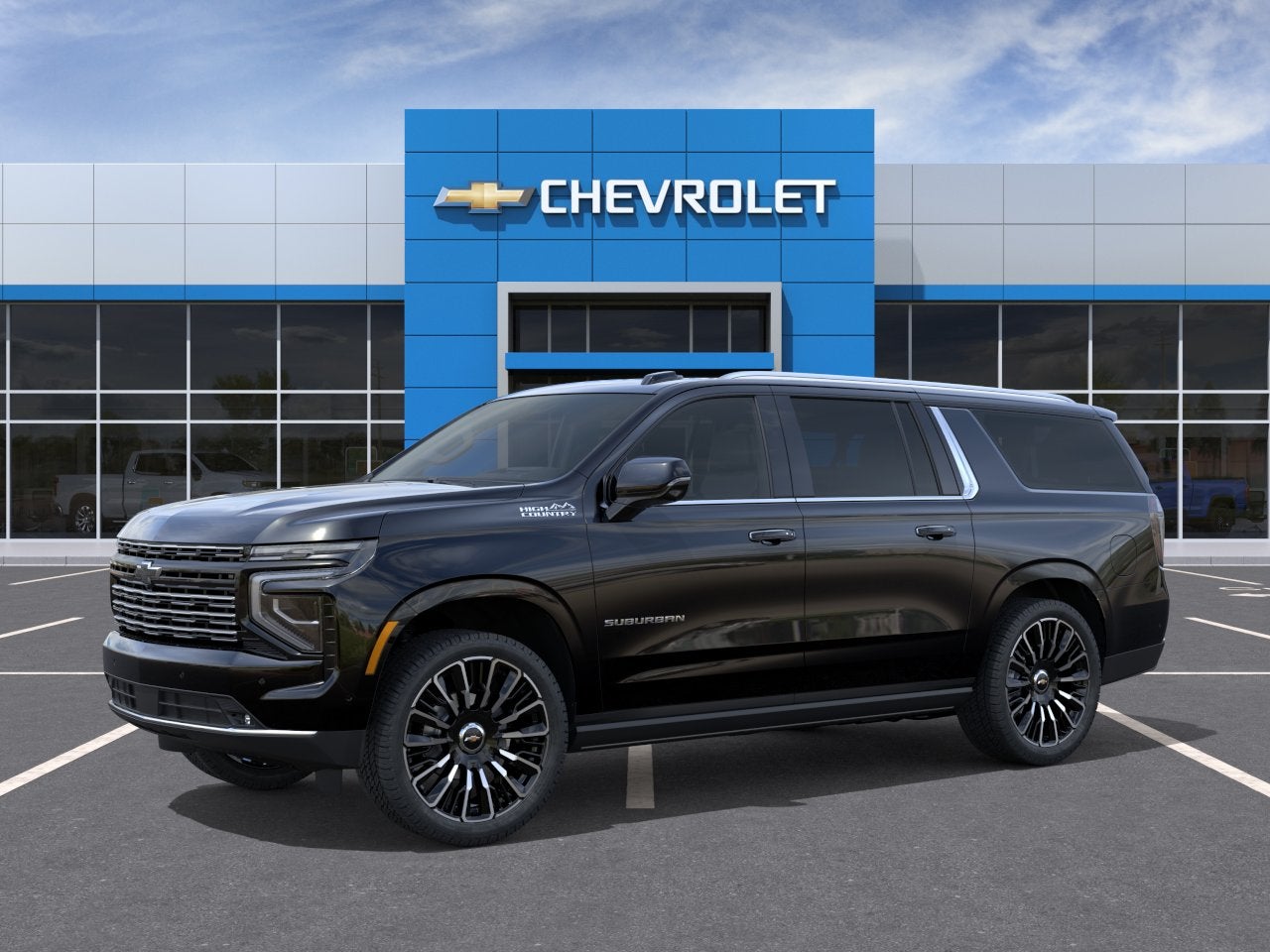 2026 Chevrolet Suburban — rear three-quarter view