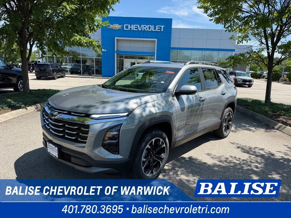 2027 Chevrolet Equinox AWD LT in Sterling Gray Metallic — front three-quarter view