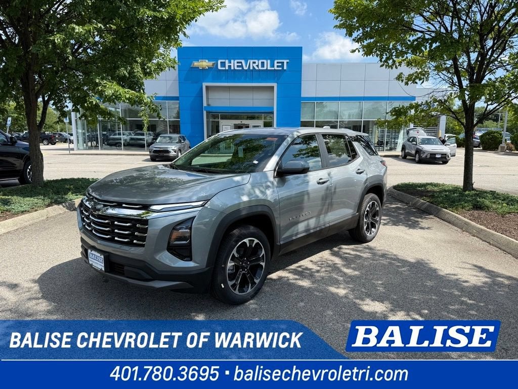 2027 Chevrolet Equinox LT in Sterling Gray Metallic — front three-quarter view