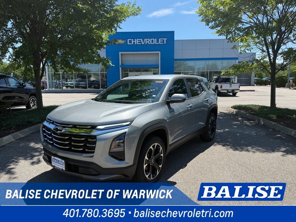 2027 Chevrolet Equinox LT in Sterling Gray Metallic — front three-quarter view