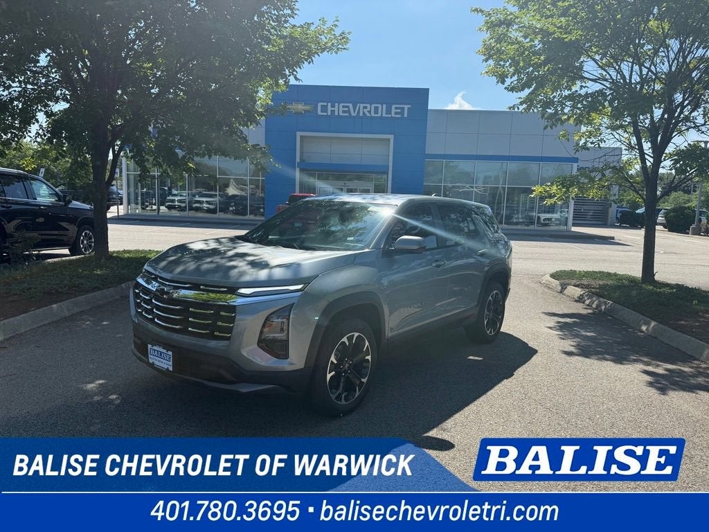 2027 Chevrolet Equinox LT in Sterling Gray Metallic — front three-quarter view