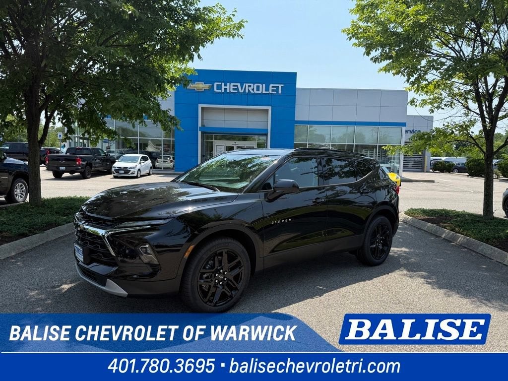 2026 Chevrolet Blazer 2LT in Black — front three-quarter view