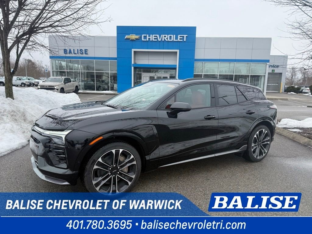 2026 Chevrolet Blazer EV SS in Black — front three-quarter view