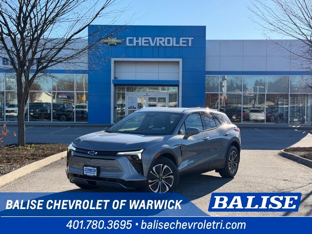 2026 Chevrolet Blazer EV LT in Sterling Gray Metallic — front three-quarter view