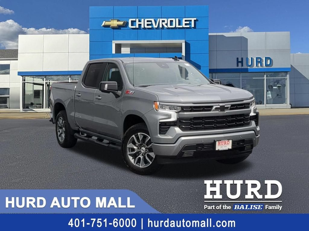 2026 Chevrolet Silverado 1500 RST in Sterling Gray Metallic — front three-quarter view