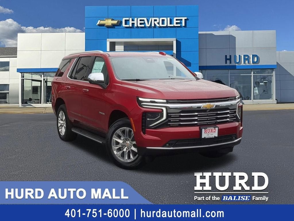 2026 Chevrolet Tahoe Premier in Radiant Red Tintcoat — front three-quarter view