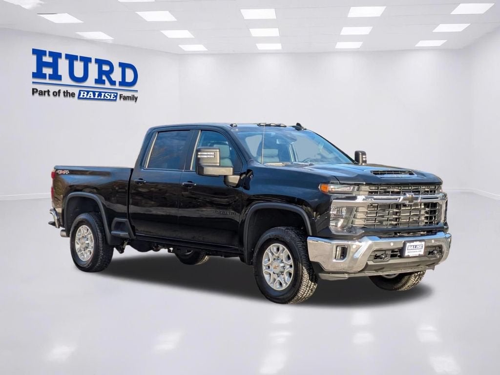 2026 Chevrolet Silverado 3500 HD LT in Black — front three-quarter view