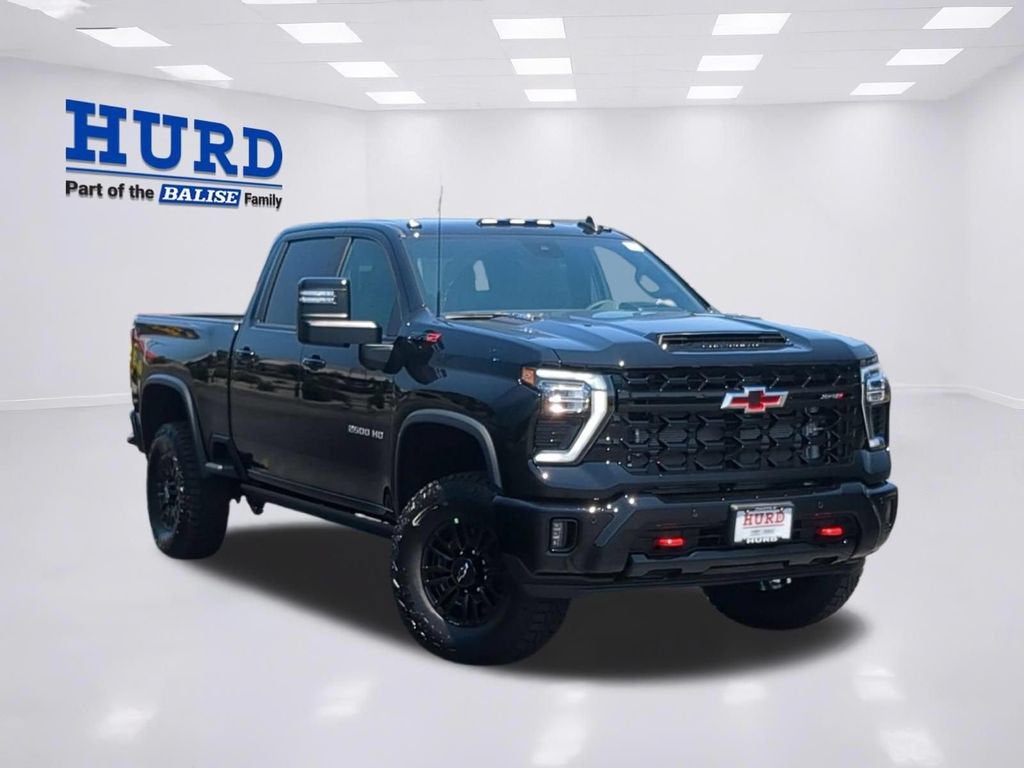 2026 Chevrolet Silverado 2500 HD ZR2 in Black — front three-quarter view