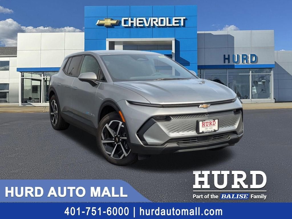 2026 Chevrolet Equinox EV LT in Sterling Gray Metallic — front three-quarter view