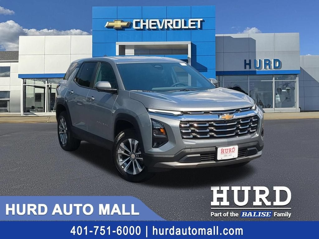 2026 Chevrolet Equinox LT in Sterling Gray Metallic — front three-quarter view