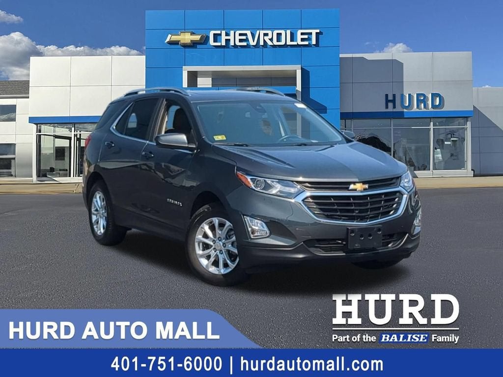 2021 Chevrolet Equinox LT in Nightfall Gray Metallic — front three-quarter view