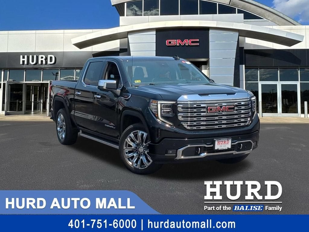 2023 GMC Sierra 1500 Denali in Onyx Black — front three-quarter view
